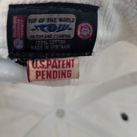 Vintage University of Kentucky Wildcats Fitted Hat Cap White Corduroy UK NCAA - Picture 8 of 8